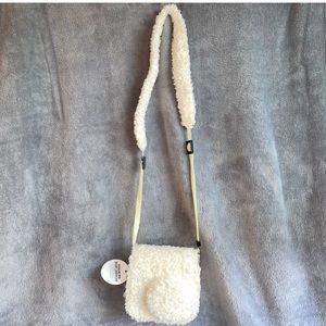 NWT Urban Outfitters Shearling Mini Instant Camera Case